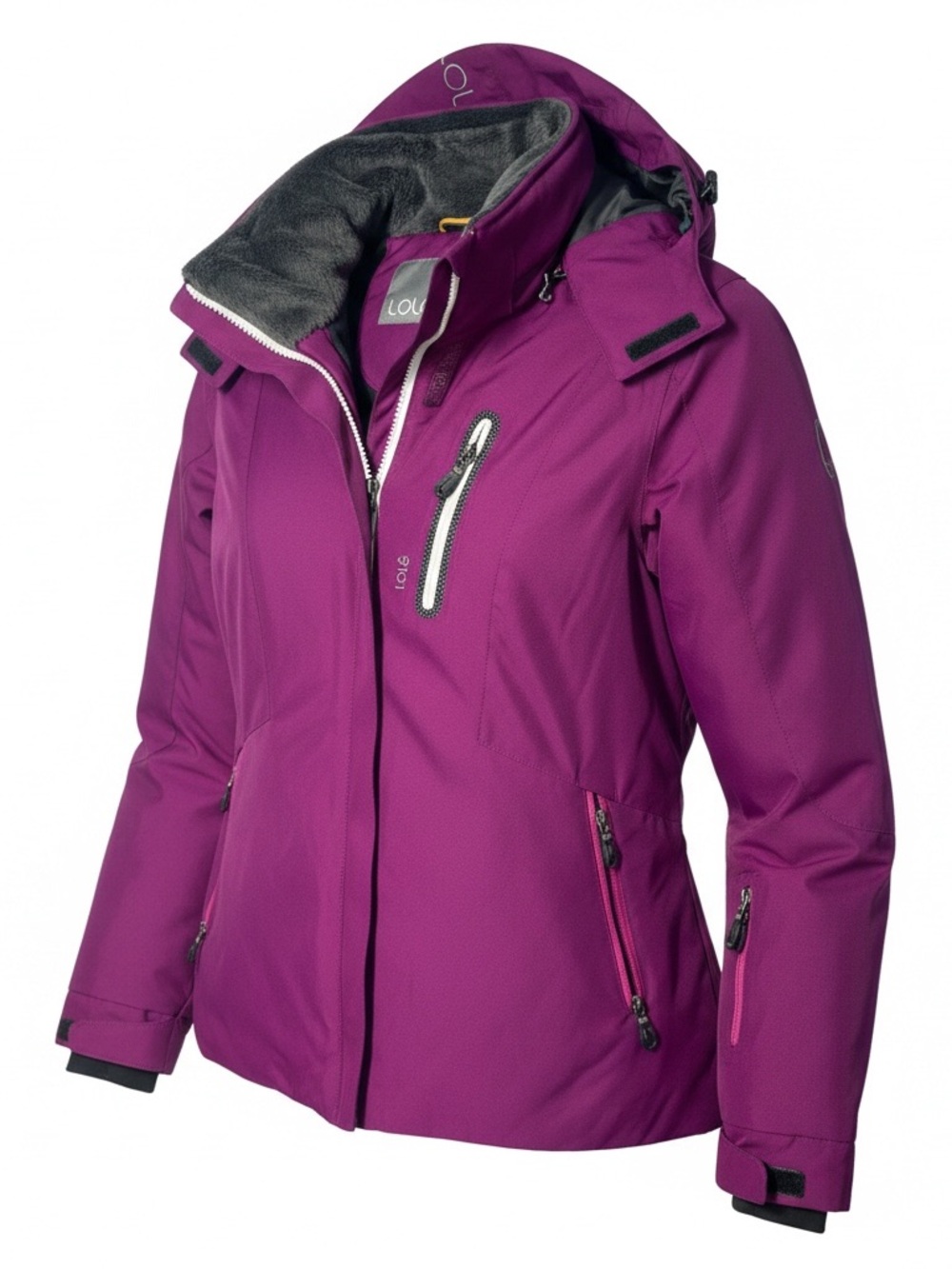 Lole Women's Winter Ski Snow Jacket, Purple, Size L (10-12)